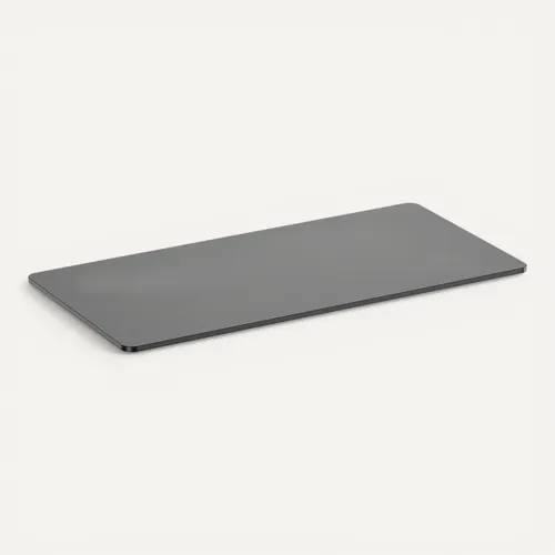 Plateau De Bureau Bords Arrondis 150x75cm, Noir