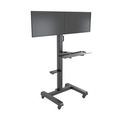Chariot Mobile Pour Moniteur 2 écrans 15"-32"