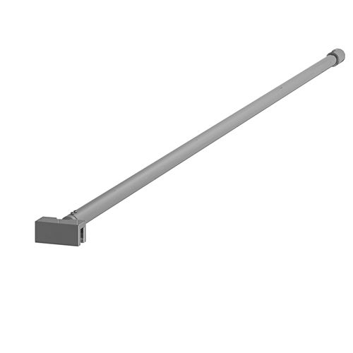 Barre De Fixation Chromée Recoupable Pour Paroi De Douche - Longueur 100 Cm