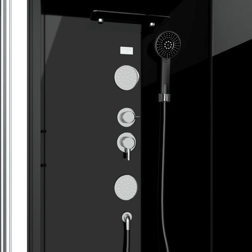Cabine De Douche Black Mirror Carrée - 90x90 Cm - Noir