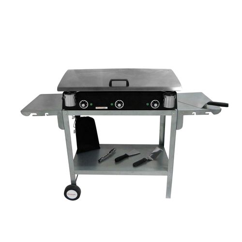 Pack Plancha Électrique  Lux 830 Carbon - Chariot Odeon 830