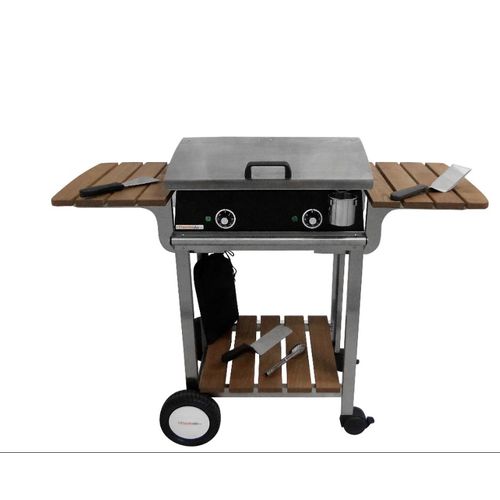 Pack Plancha Électrique  Lux 600 Carbon - Chariot Elysee 600