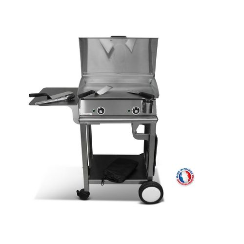 Pack Plancha Électrique  Lux 600 Inox - Chariot Rivoli