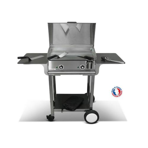 Pack Plancha Électrique  Lux 600 Inox - Chariot Rivoli