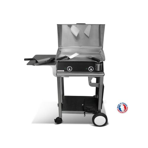 Pack Plancha Électrique  Lux 600 Carbon - Chariot Rivoli