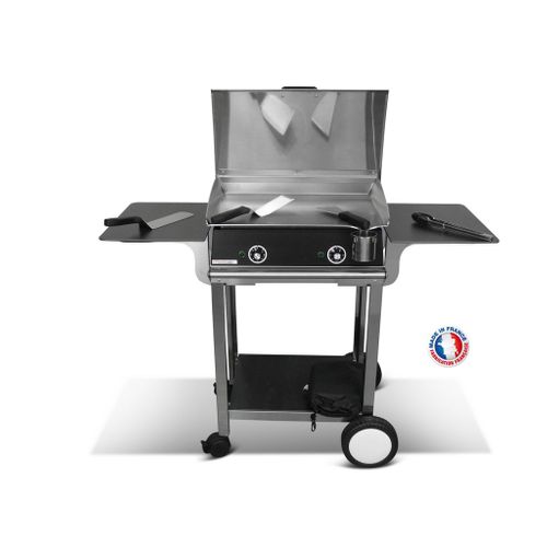 Pack Plancha Électrique  Lux 600 Carbon - Chariot Rivoli