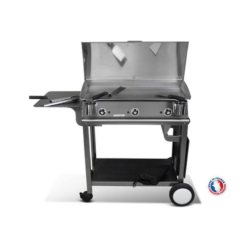 Pack Plancha Électrique  Lux 830 Inox - Chariot Rivoli