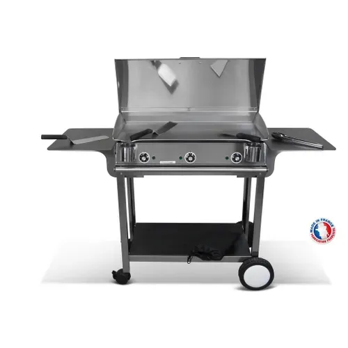 Pack Plancha Électrique  Lux 830 Inox - Chariot Rivoli