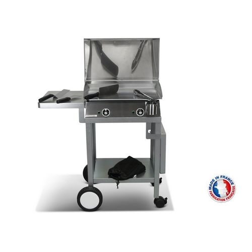 Pack Plancha Électrique  Lux 600 Inox - Chariot Monceau