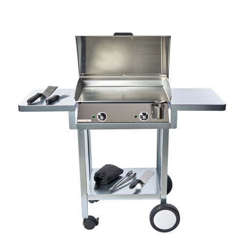Pack Plancha Électrique  Lux 600 Inox - Chariot Monceau