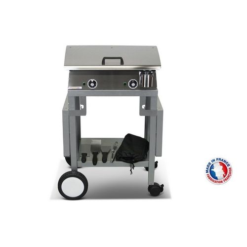 Pack Plancha Électrique  Lux 600 Inox - Chariot Monceau