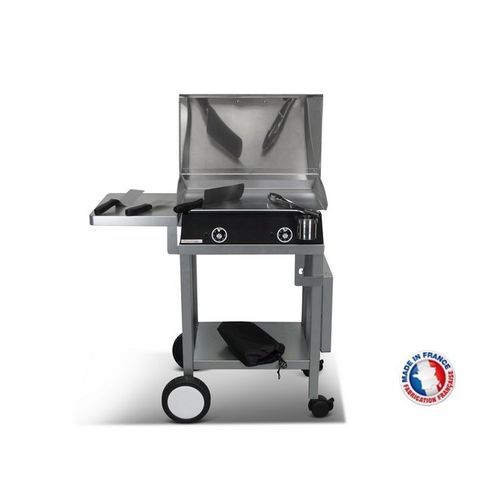 Pack Plancha Électrique  Lux 600 Carbon - Chariot Monceau