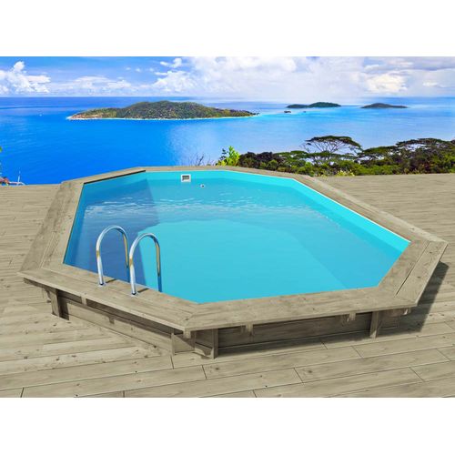 Piscine Bois " Palma 145  " 7.57 X 4.07 X 1.44 M