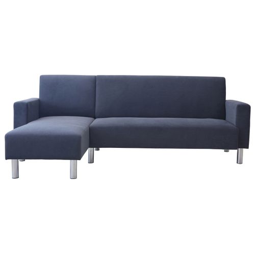 Canapé D'angle Tissu Réversible "rio" - 4 Places - Gris