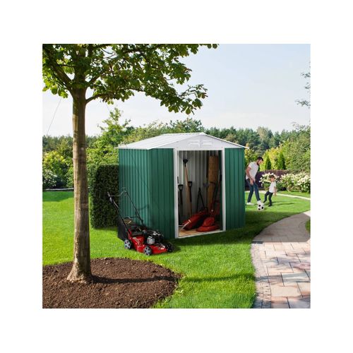 Abri De Jardin Métal "rosas" - 2,71 M² - Vert