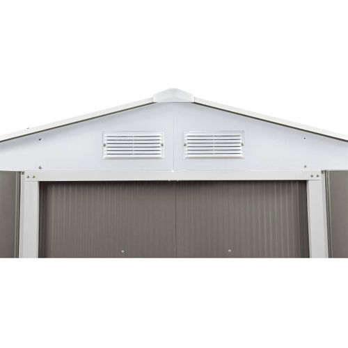 Abri Jardin Métal "dallas" - 8,84 M² - Taupe