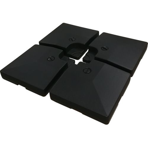 4 Dalles à Lester Pour Gros Parasol Déporté - 4 X 3 - 104 Kg