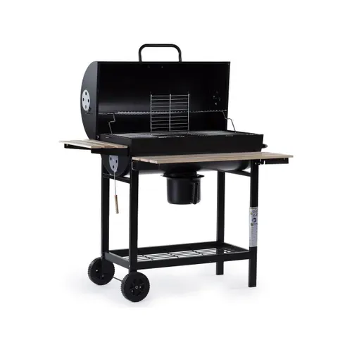 Barbecue XXL Charbon De Bois "king" - 95 X 63 X 105 Cm - Noir