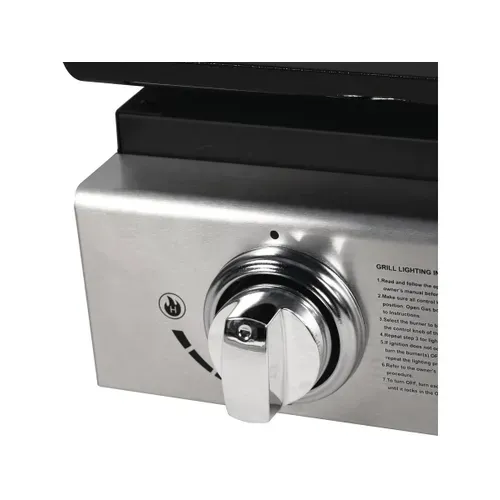 Plancha "presto 3" - 3 Brûleurs - 7.5kw - Gris