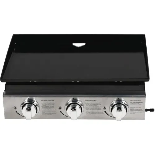 Plancha "presto 3" - 3 Brûleurs - 7.5kw - Gris