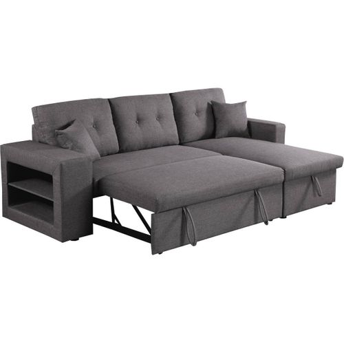 Canapé D'angle Convertible / Réversible Axel - 3 Places - Gris