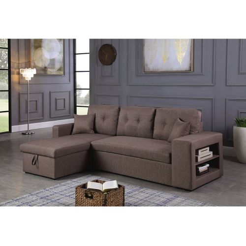 Canapé D'angle Convertible/réversible "axel" - 3 Places - Taupe