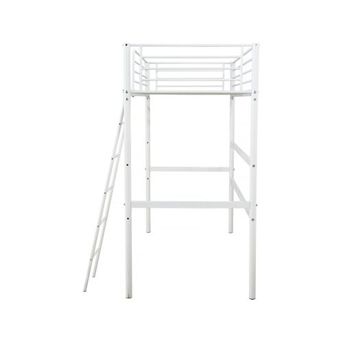 Lit Mezzanine "alora" - 90 X 190 Cm - Blanc
