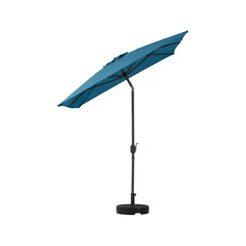 Parasol Jardin "sol 2" - Rectangle - 2 X 3 M - Bleu + Dalles à Lester Incluses