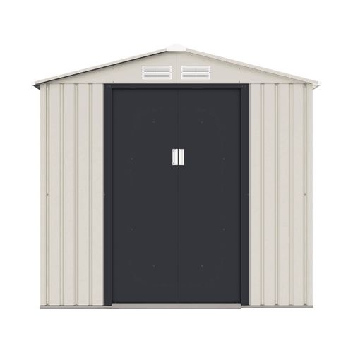 Abri De Jardin Métal "nebraska" - 2.71 M² - Beige/gris Anthracite