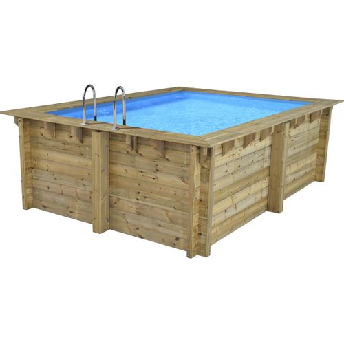 Piscine Bois Rectangle " Caimans 120  " - 4.10 X 3.00 X 1.24  M