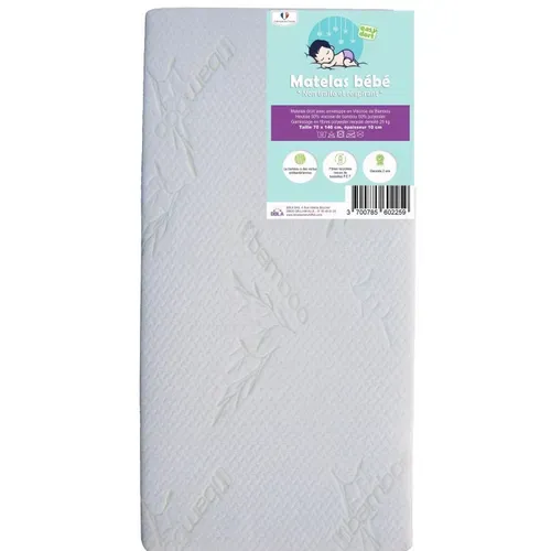 Matelas En Bambou 70x140 Cm Pour Lit Bébé