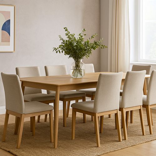 Table à Manger Extensible 8 à 12 Personnes 180-230x80cm