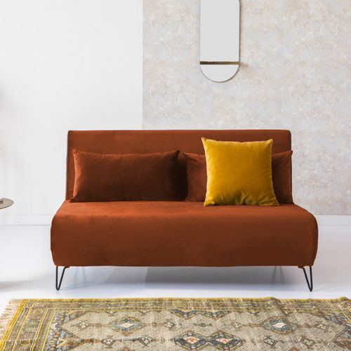 Canapé Convertible 2 Places En Velours