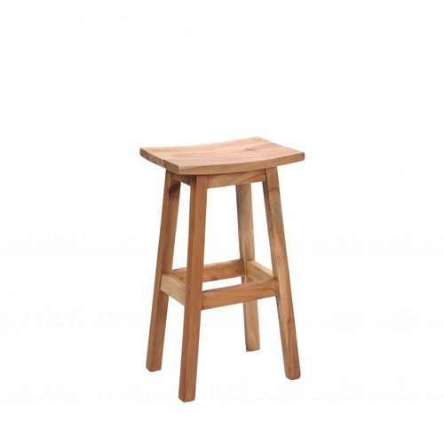 Tabouret De Bar En Acacia H66cm