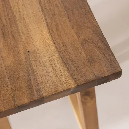 Tabouret De Bar En Acacia H66cm