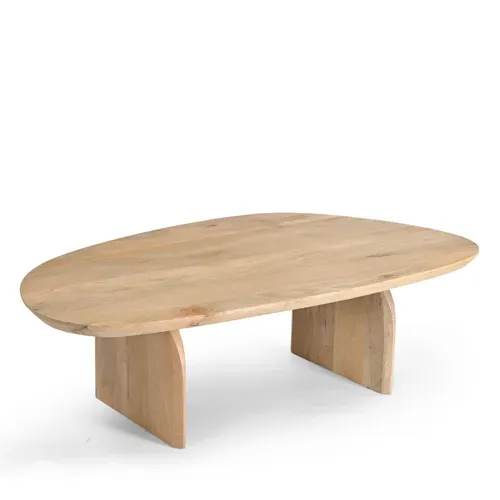 Table Basse Organique En Bois Massif De Manguier