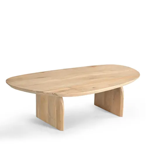 Table Basse Organique En Bois Massif De Manguier