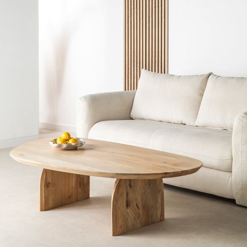 Table Basse Organique En Bois Massif De Manguier