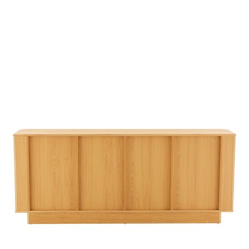 Navan - Buffet 4 Portes En Bois L180cm - Bois Clair