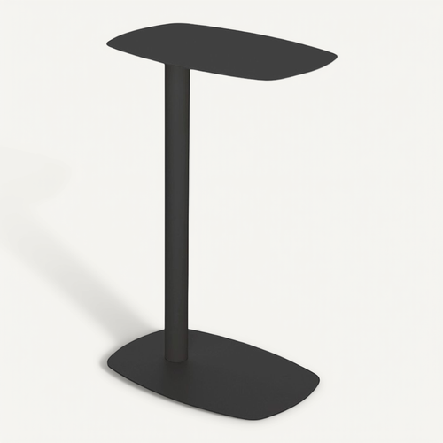 Sidy - Table D'appoint En Métal H66cm - Noir