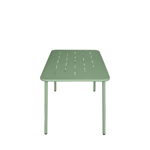 Zyra - Table à Manger De Jardin 4 Personnes En Métal - Vert