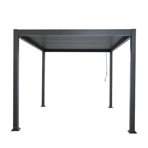 Pergola Bioclimatique En Aluminium 4x3m - Gris Anthracite