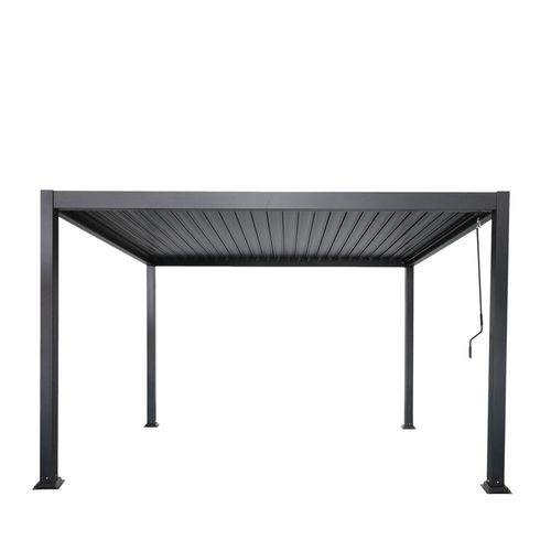 Pergola Bioclimatique En Aluminium 4x3m - Gris Anthracite