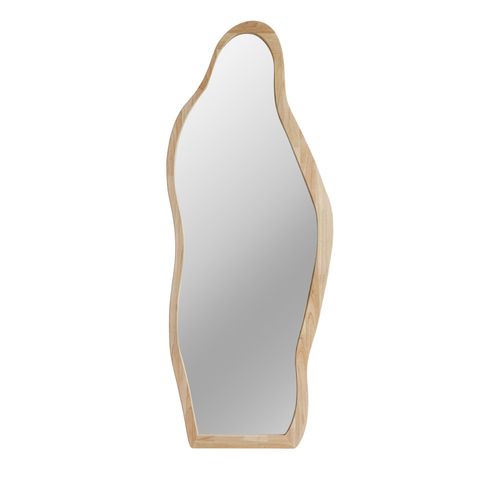 Solea - Miroir Organique En Bois 70x180cm - Bois Clair