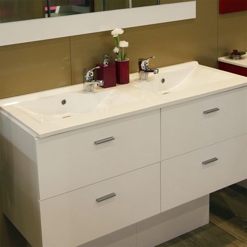 Plan Double Vasque Design 120 Cm Resiloge