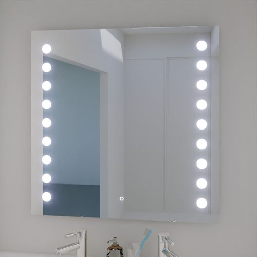 Miroir Lumineux Antibuée Starled 80x80 Cm