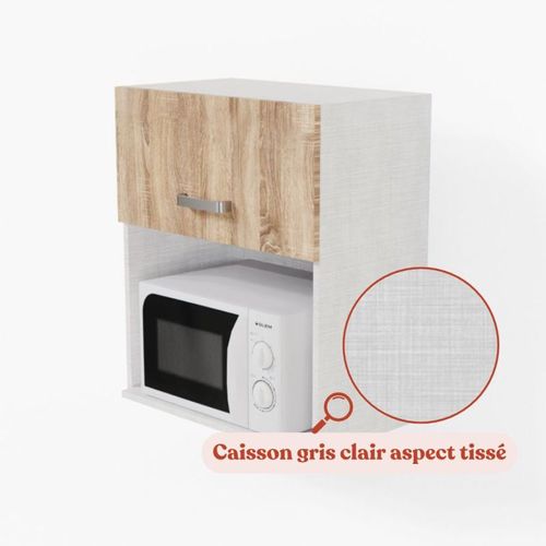 Meuble Micro-ondes - 60 Cm - Bois