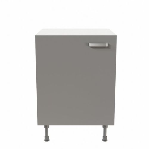 Meuble De Cuisine Bas - 60 Cm - Gris
