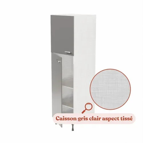 Colonne De Rangement Cuisine - Gris