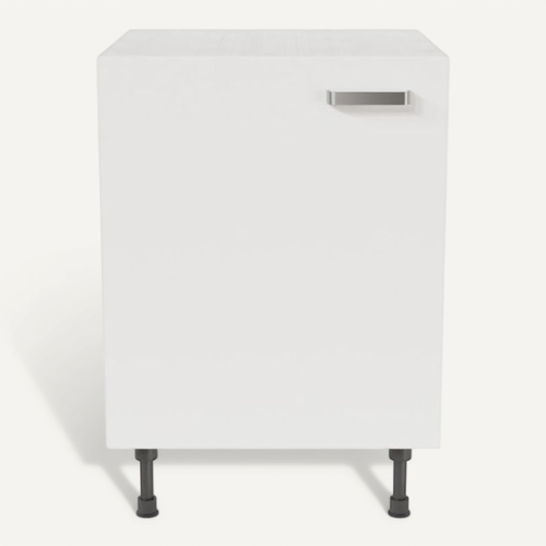 Meuble De Cuisine Bas - 60 Cm - Blanc